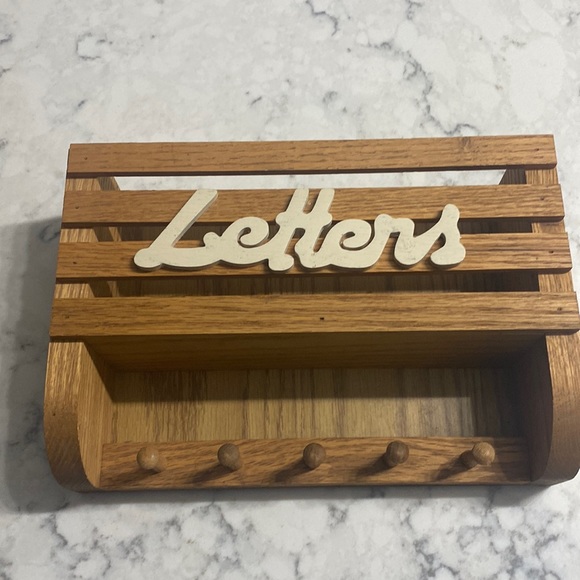 Wall Decor | Handmade Letter And Key Holder | Poshmark